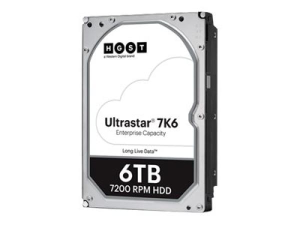 WD Ultrastar DC HC310 HUS726T6TAL5204 - Kiintolevyasema - 6 Tt - sisäinen - 3.5 - SAS 12Gb/s - 7200 kierrosta/min - puskuri 256 Mt