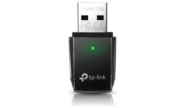 TP-LINK AC600 Dual Band Wireless USB Adapter MTK 1T1R 433Mbps at 5Ghz + 150Mbps at 2.4Ghz 802.11ac/ a/ b/ g/ n USB 2.0 (ARCHER T2U V3)