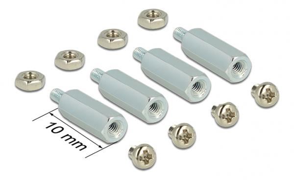 DeLOCK - 18214 Asennuspaketti Raspberry Pi:lle ruuveilla, muttereilla ja prikoilla