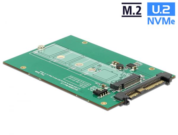 Delock Converter U.2 SFF-8639 > M.2 NGFF NVMe Key M