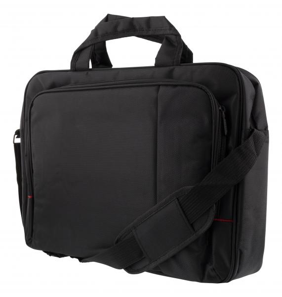 DELTACO kannettavan tietokoneen kantolaukku, 15,6", polyesteriä, musta