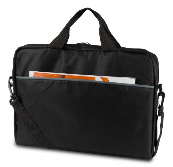 DELTACO kannettavan tietokoneen kantolaukku, korkeintaan 15,6" malleille, nailonia, musta