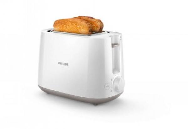 PHILIPS DAILY COLLECTION TOASTER WHITE