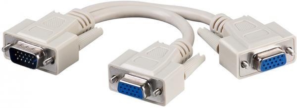 MicroConnect VGA Y-splitter 1 to 2, passive