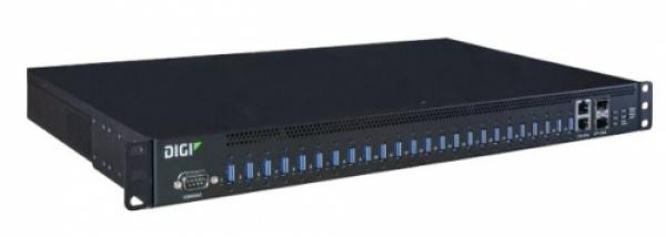 Digi AnywhereUSB 24 Plus, USB over IP Remote USB 3.1 Hub with 24 type A USB
