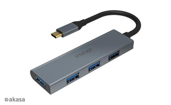 Akasa USB Type C - 4 x Type A