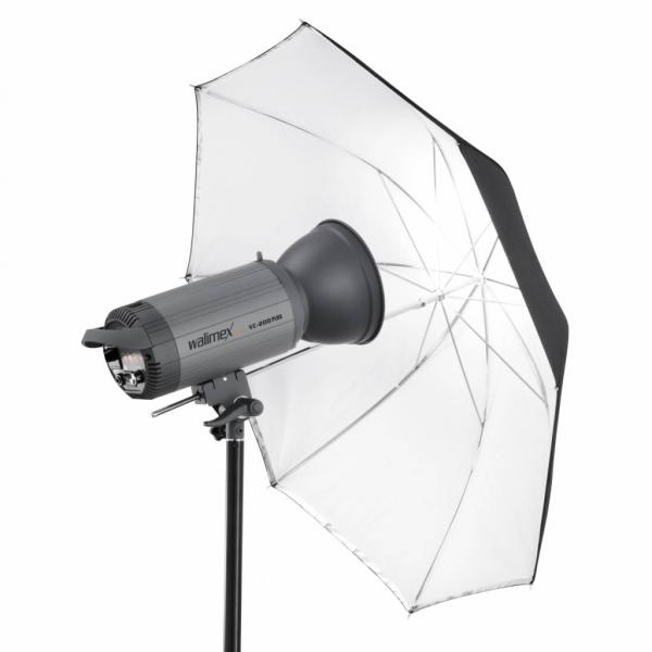 walimex 2in1 Reflex & Translucent Umbrella white 84cm