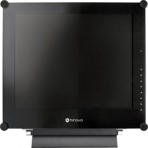 TFT AG Neovo 48.26 cm (19" ) , LED-Backlit TFT LCD, 1280 x 1024, 250cd/m2, 1000:1, 170°/160°, 3ms, NeoV Optical Glass, 21W, 6kg, Schwarz