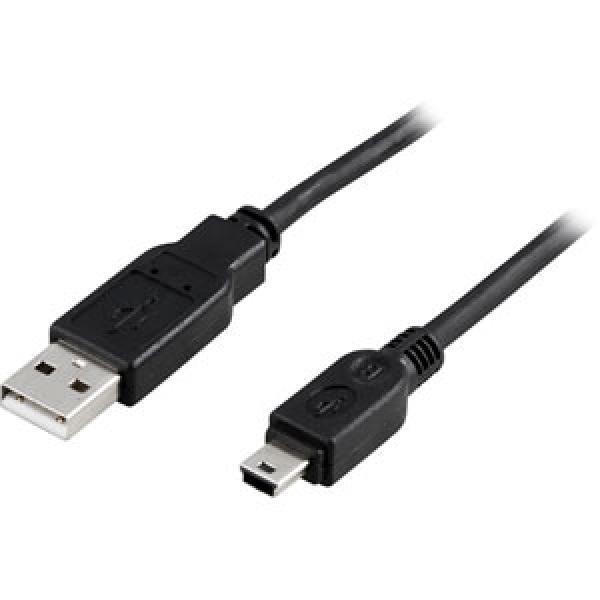 USB kaapeli A-MiniB u-u, 0,5m