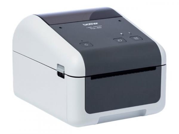 Brother TD-4410D - Lipuketulostin - lämpöpaperi - Rulla (11,8 cm) - 203 x 203 dpi - jopa 203.2 mm/s - USB 2.0, sarja