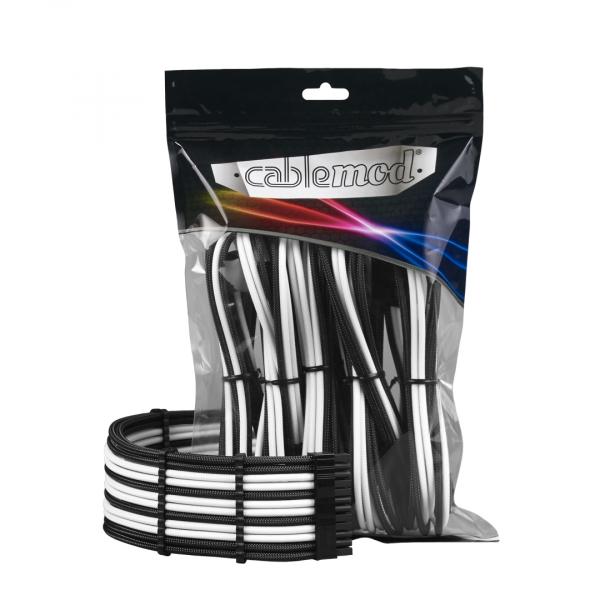 CableMod PRO ModMesh Cable Extension Kit - BLACK / WHITE