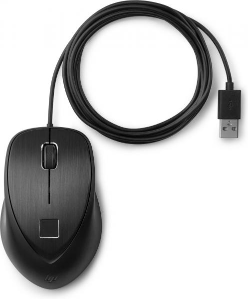 HP USB Fingerprint Mouse - langallinen hiiri sormenjälkitunnistimella
