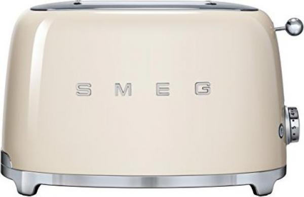 Smeg TSF01CREU -leivänpaahdin, kermanvärinen