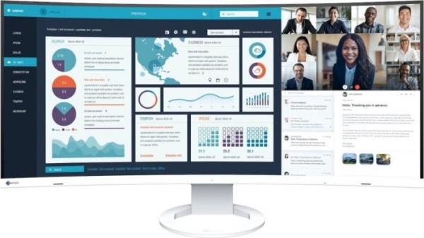 LCD EIZO EV3895-WT 37,5 tuuman UWQHD-näyttö (5 ms vasteaika, 60 Hz)