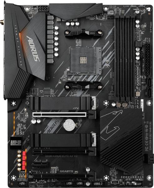 Gigabyte B550 Aorus Elite AX V2 (Socket AM4/B550/DDR4/S-ATA 600/ATX/BT/WiFi 6)