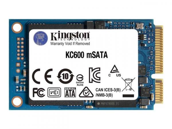 KINGSTON KC600 256GB SATA3 mSATA SSD