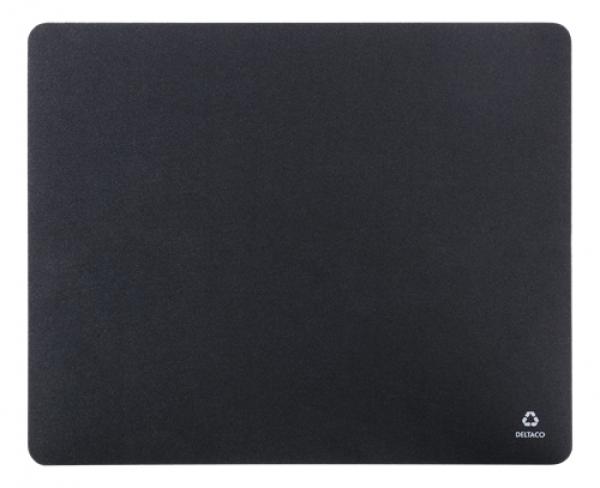 DELTACO ekologinen hiirimatto, valmistettu palautuspulloista, musta