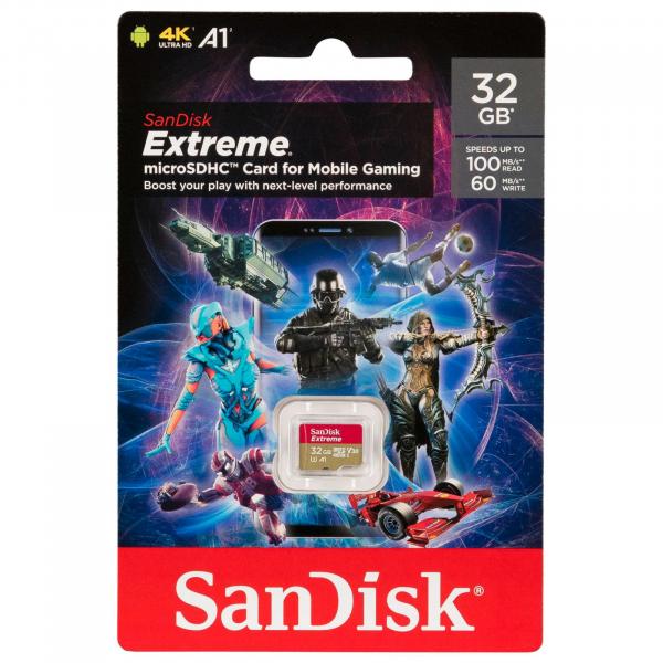 SanDisk Extreme microSD 32GB Mobile Gaming SDSQXAF-032G-GN6GN