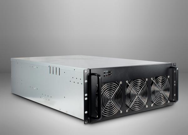 Inter-Tech 4W2 Mining Rack Rackversion ATX - 8 näytönohjaimelle