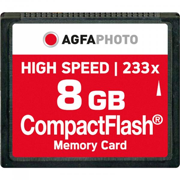 AgfaPhoto Compact Flash 8GB High Speed 233x MLC