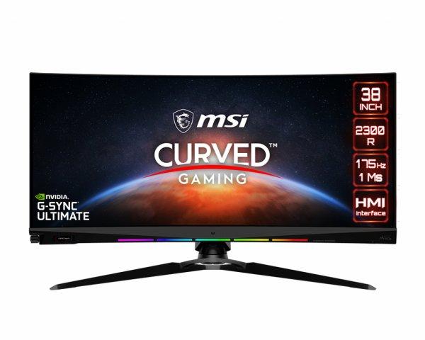 MSI Optix MEG381CQR PLUS 37.5"" 2300R 3840x1600 175Hz 1ms G-Sync Ultimate HDR600 Height/Swivel