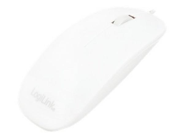 Logilink Hiiri Slim optical scroll white USB
