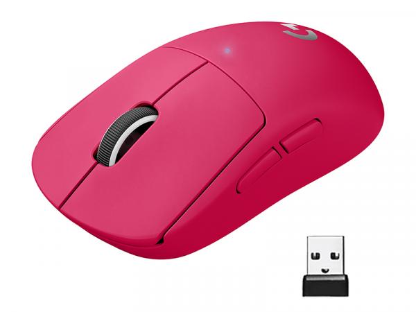 LOGI PRO X Wless Gaming Mouse - MAGENTA
