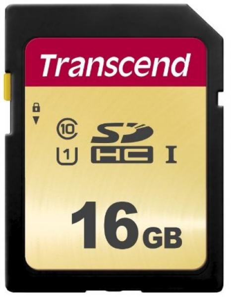 TRANSCEND 16GB UHS-I U1 SD Card , MLC
