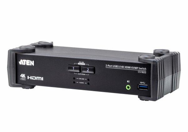 ATEN 2-Port USB 3.0 4K HDMI KVMP Switch