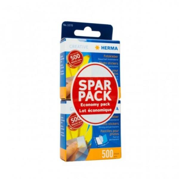 Herma Photo Sticker Twin Pack 2x500pcs 1075