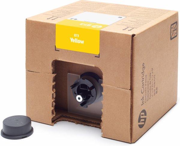 HP 873 3-LITER YELLOW LATEX INKSUPL