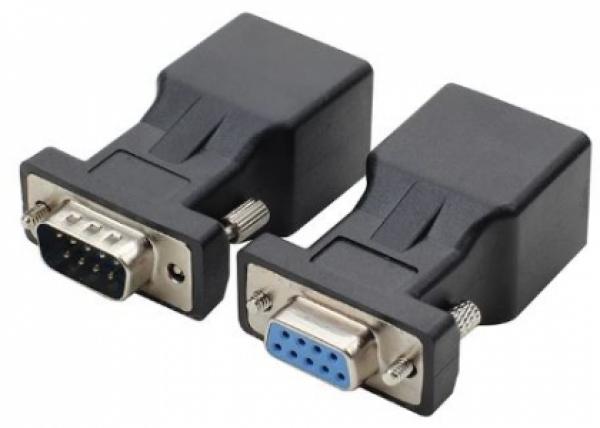 RJ45-DB9M + RJ45-DB9F adapter kit
