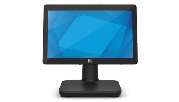Elo Touch Solutions EloPOS-järjestelmä, 15,6" diagonaali, aktiivimatriisi TFT LCD (LED) 1920x1080, Intel Celeron J4105, Intel UHD Graphics 600, 4GB 2400MHz DDR4 SO-DIMM, 128GB M.2 SATA1 SATA18/0 b/g/n/ac 2.4/5GHz, Bluetooth 5.0, Windows 10, Stand & I/O Hu