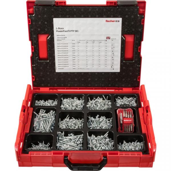 Fischer PowerFast II L-BOXX PanHead Schrauben-Set