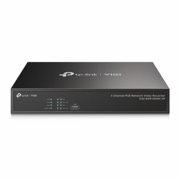 TP-LINK 4 Channel PoE Network Video Recorder VIGI NVR1004H-4P 1× SATA Interface up to 10 TB