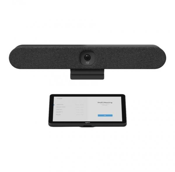 Logitech Tap IP Appliance Room Solutions Huddle + Small Rooms -videoneuvottelupaketti 6 mikrofonin ryhmä