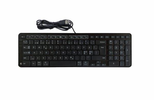 CONTOUR BALANCE KEYBOARD BK WIRED-PN PAN NORDIC