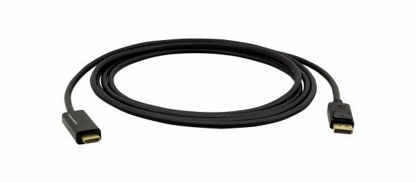 Kramer C-DPM/HM/UHD, DisplayPort (M) to HDMI (M), 4K Active Cable, 3,0m