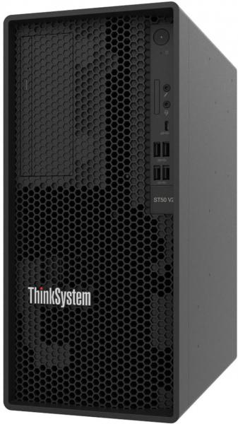 LENOVO THINKSYSTEM ST50 V2 XEON E-2324G (4C 3.1GHZ 8MB CACHE/65W), SW RAID, 2X960GB MICRON 5400 PRO SSD, 1X16GB, 500W 94% EFFICIENCY, NO DVD, 3 YEAR