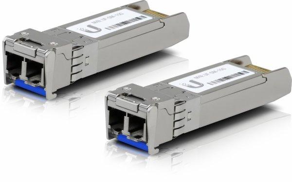 Ubiquiti SFP+ UACC-OM-SM-10G-D-2 Single-Mode Fiber LR LC-Duplex (2er-Pack) UF-SM-10G: SFP+, 10 Gbps