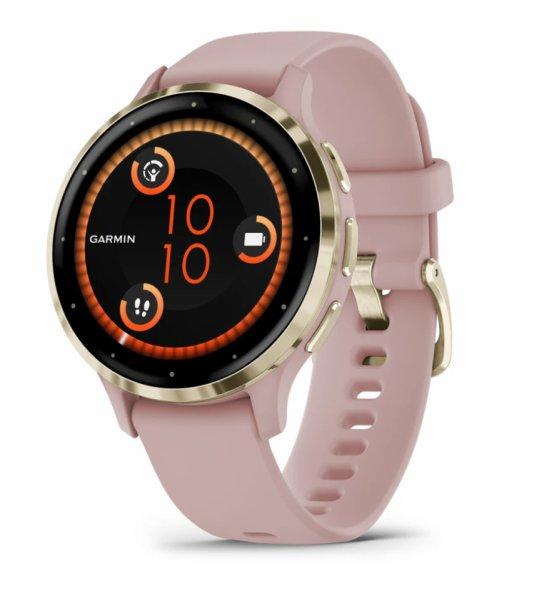 GARMIN VENU 3S, GPS, WI-FI, PINK DAWN + PEACH GOLD
