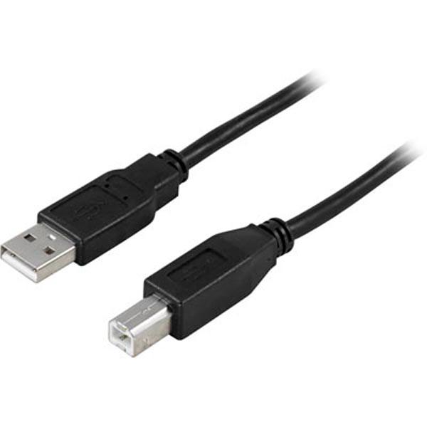 USB 2.0 kaapeli Tyyppi A uros - Tyyppi B uros, aktiivinen, 5m, musta