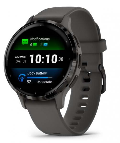 GARMIN VENU 3S, GPS, WI-FI, BLACK SESAME + SLATE