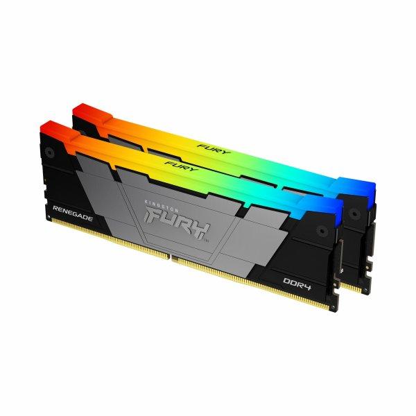 KINGSTON 32GB 3200MT/S DDR4 CL16 DIMM (KIT OF 2) 1GX8 FURY RENEGADE RGB
