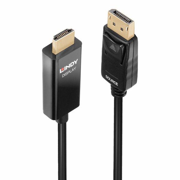 Lindy DP to HDMI 2m Black