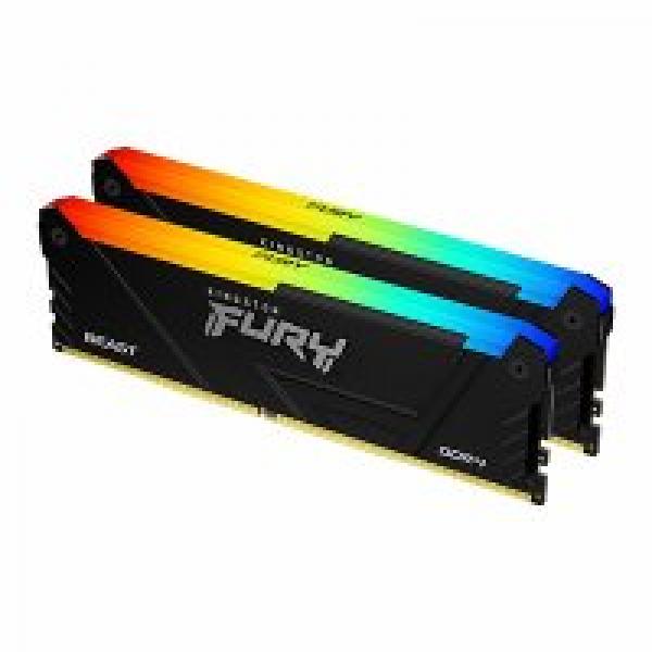 Kingston 64GB 3600MHz DDR4 CL18 DIMM (2 x 32GB) FURY Beast RGB