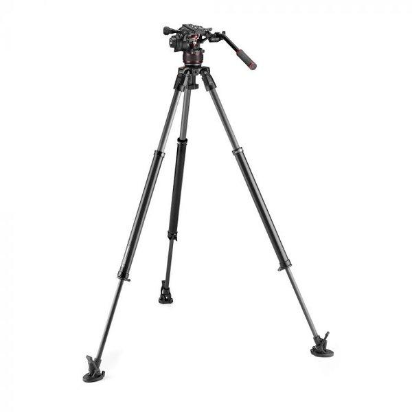 MANFROTTO Jalustakit Video Nitrotech 608 + 635 Fast Hiilikuitu