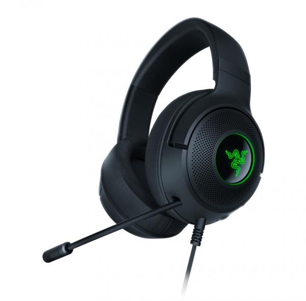 Razer Kraken V3 X USB Gaming Headset, Over-Ear, Wired, Microphone, Black