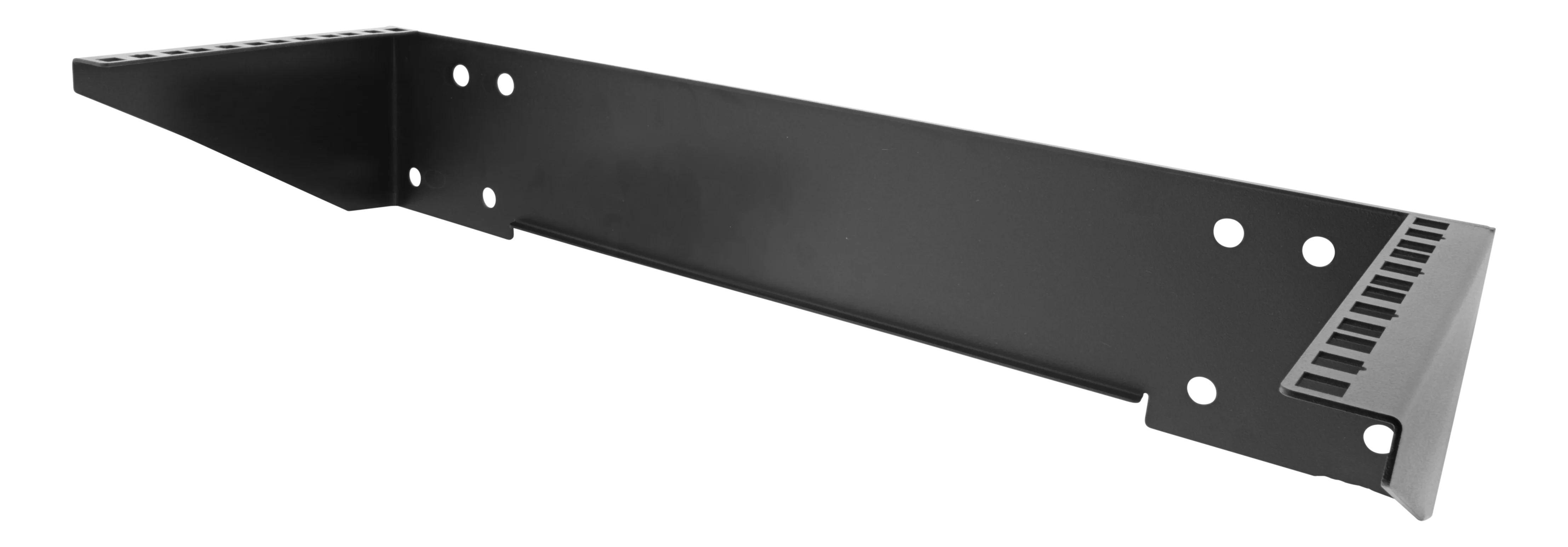 DELTACO 19" pystysuuntainen seinäteline, 4U, max 60kg, terästä, musta