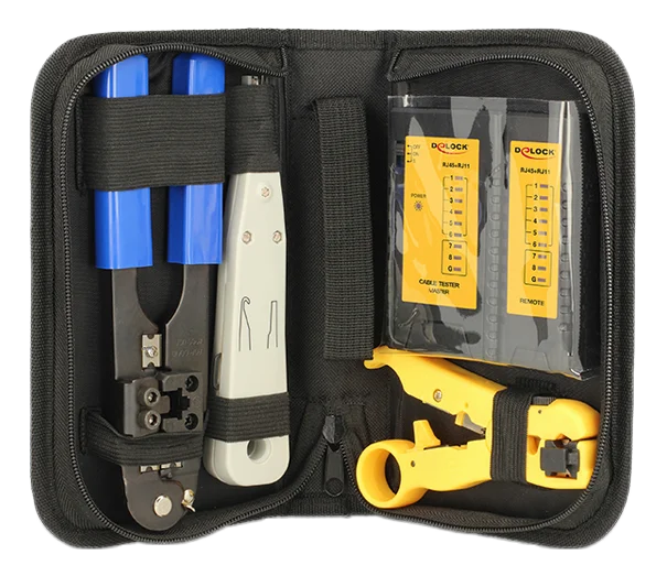 Delock Network Toolkit - verkon rakentajan kaapelityökalut